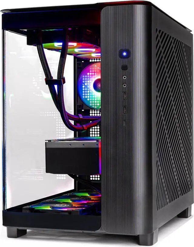 Alt view image 6 of 7 - Skytech King 95 Gaming PC Desktop, Intel i7 14700F 2.1 GHz (5.3GHz Turbo Boost), NVIDIA RTX 4070 Super 12GB GDDR6X, 1TB Gen4 SSD, 32GB DDR5 RAM 5600 RGB, 850W GOLD PSU, 360mm ARGB AIO , Wi-Fi, Win 11