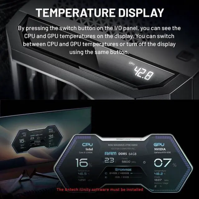 Alt view image 3 of 7 - Skytech Legacy Gaming PC Desktop, Ryzen 9 9900X 4.4 GHz (5.6GHz Turbo), NVIDIA RTX 4080 Super 16GB GDDR6X, 2TB Gen4 SSD, 64GB DDR5 RAM 6000, 1000W GOLD ATX 3.0 PSU, 360mm ARGB AIO , Wi-Fi, Win 11 Home