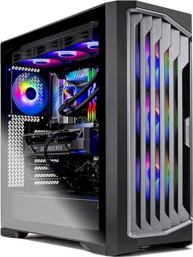 Main image of Skytech Legacy Gaming PC Desktop, Ryzen 9 9900X 4.4 GHz (5.6GHz Turbo), NVIDIA RTX 4080 Super 16GB GDDR6X, 2TB Gen4 SSD, 64GB DDR5 RAM 6000, 1000W GOLD ATX 3.0 PSU, 360mm ARGB AIO , Wi-Fi, Win 11 Home