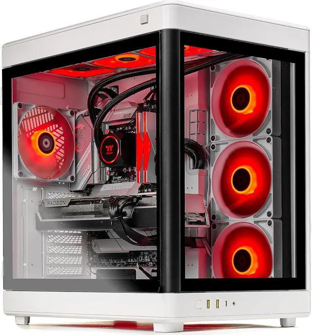 Alt view image 3 of 7 - Skytech Prism Gaming PC Desktop, Intel i7 14700K 3.4 GHz (5.5GHz Turbo Boost), NVIDIA RTX 4080 16GB GDDR6X, 2TB Gen4 SSD, 32GB DDR5 RAM 5200 RGB, 1000W GOLD ATX 3.0 PSU, 360mm ARGB AIO , Wi-Fi, Win 11