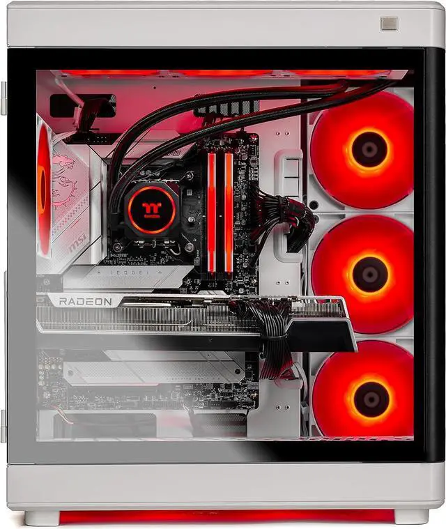 Alt view image 4 of 7 - Skytech Prism Gaming PC Desktop, Intel i7 14700K 3.4 GHz (5.5GHz Turbo Boost), NVIDIA RTX 4080 16GB GDDR6X, 2TB Gen4 SSD, 32GB DDR5 RAM 5200 RGB, 1000W GOLD ATX 3.0 PSU, 360mm ARGB AIO , Wi-Fi, Win 11