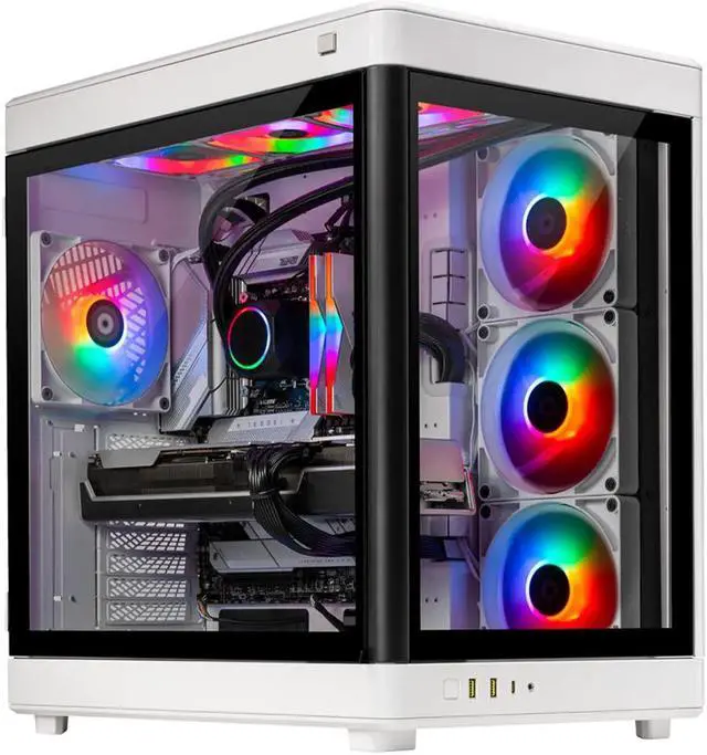 Main image of Skytech Prism Gaming PC Desktop, Intel i7 14700K 3.4 GHz (5.5GHz Turbo Boost), NVIDIA RTX 4080 16GB GDDR6X, 2TB Gen4 SSD, 32GB DDR5 RAM 5200 RGB, 1000W GOLD ATX 3.0 PSU, 360mm ARGB AIO , Wi-Fi, Win 11