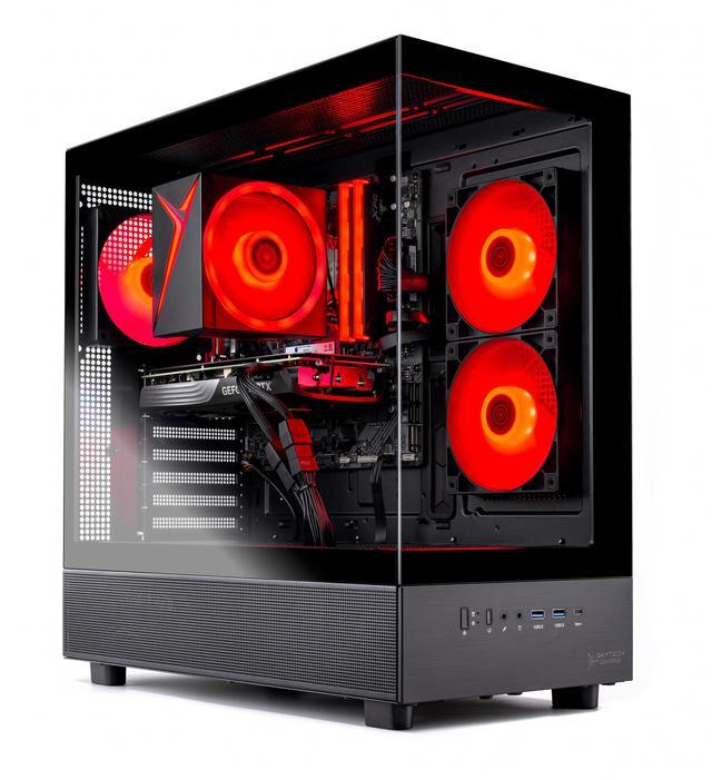 thumbnail image 2 of Skytech Nebula Ryzen 5 5500 RTX 3050 Computer Skytech Nebula Gaming PC - Ryzen 5 5500, RTX 3050 8GB, 16GB DDR4, 500GB SSD, Windows 11 16GB RAM Gaming PC 2 of 11