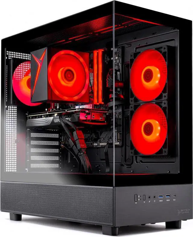 Skytech Azure Gaming PC Desktop, Ryzen 7 7700 3.8 GHz (5.3GHz