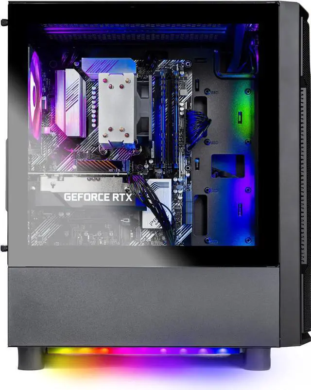 Alt view image 4 of 8 - Skytech Shadow Gaming PC Desktop, Ryzen 5 3600 3.6 GHz (4.2GHz Turbo Boost), NVIDIA GTX 1660 Super 6GB GDDR6, 500GB SSD, 16GB DDR4 RAM 3200, 650W GOLD PSU, Wi-Fi, Win 11 Home