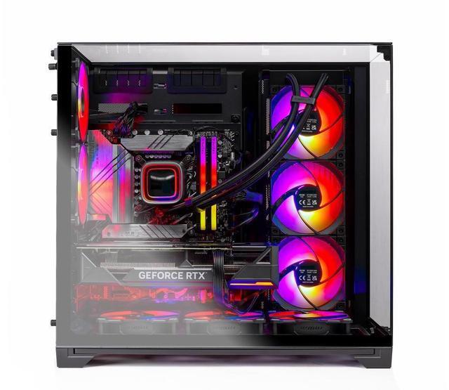 Alt view image 7 of 7 - Skytech O11 Vision Gaming PC Desktop, Ryzen 7 7800X3D 4.2 GHz (5GHz Turbo), NVIDIA RTX 5070 Ti 16GB GDDR7, 1TB Gen4 SSD, 32GB DDR5 RAM 6000 RGB, 850W GOLD ATX 3.0 PSU, 360mm AIO , Wi-Fi, Win 11 Home