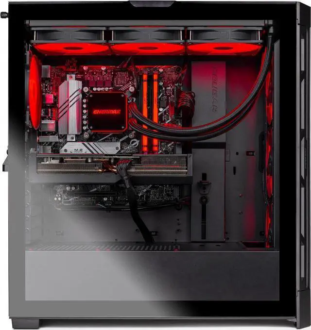 Alt view image 7 of 6 - Skytech Blaze4 Gaming PC Desktop, Ryzen 7 7700X 4.5 GHz (5.4GHz Turbo Boost), NVIDIA RTX 5070 12GB GDDR7, 1TB Gen4 SSD, 32GB DDR5 RAM 6000 RGB, 850W GOLD PSU, 360mm ARGB AIO , Wi-Fi, Win 11 Home
