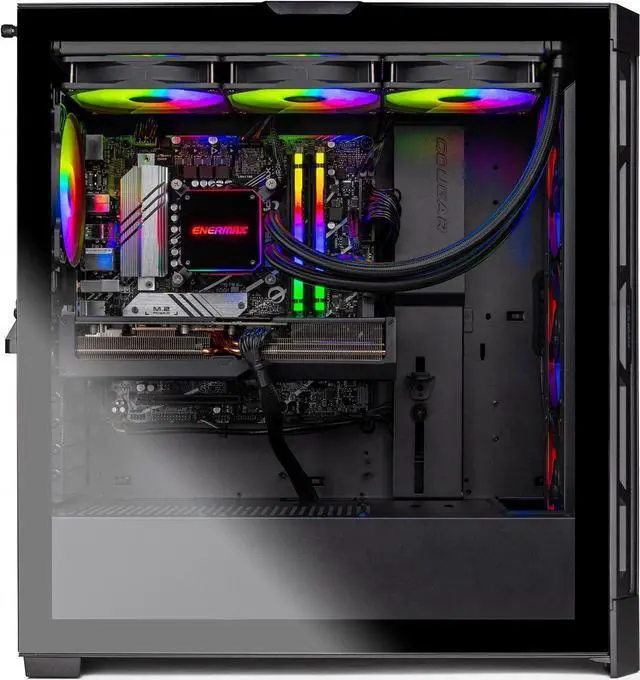 Alt view image 6 of 6 - Skytech Blaze4 Gaming PC Desktop, Ryzen 7 7700X 4.5 GHz (5.4GHz Turbo Boost), NVIDIA RTX 5070 12GB GDDR7, 1TB Gen4 SSD, 32GB DDR5 RAM 6000 RGB, 850W GOLD PSU, 360mm ARGB AIO , Wi-Fi, Win 11 Home