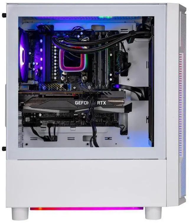 Alt view image 7 of 7 - Skytech Archangel Gaming PC Desktop, Ryzen 7 7700X 4.5 GHz (5.4GHz Turbo Boost), NVIDIA RTX 4070 12GB GDDR6, 1TB SSD, 32GB DDR5 RAM 5200 RGB, 750W GOLD PSU, 240mm ARGB AIO, Wi-Fi, Win 11 Home