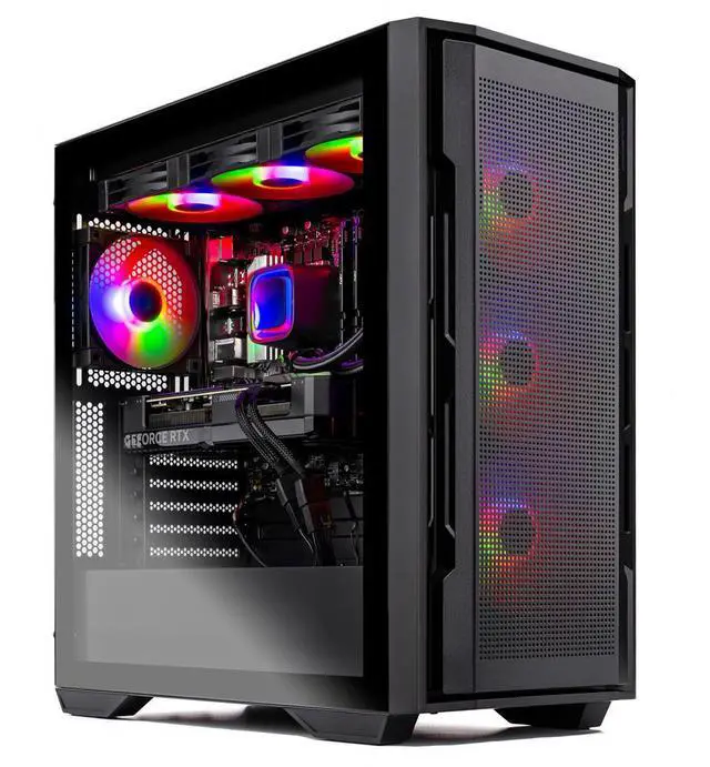 Skytech Rampage Gaming PC Desktop, Ryzen 9 9900X3D 4.4 GHz
