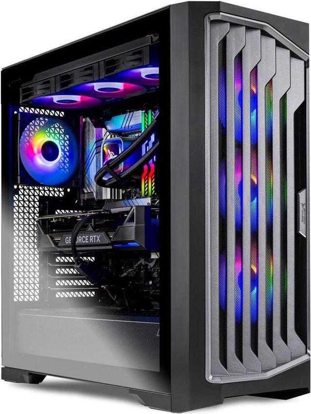 Main image of Skytech Legacy Gaming PC Desktop, Ultra 9 285K 3.7 GHz(5.7 GHz Turbo), NVIDIA RTX 5090 32GB GDDR7, Z890 Motherboard,2TB Gen5 NVMe SSD, 64GB DDR5  6000 RGB, 1200W GOLD ATX 3.0, 420mm AIO, Wi-Fi, Win 11
