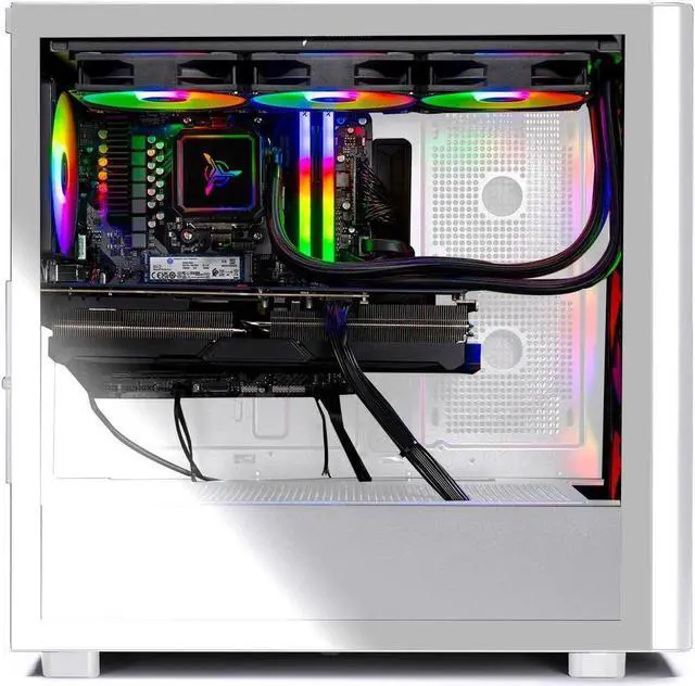 Alt view image 6 of 7 - Skytech O11 Vision Gaming PC Desktop, Intel i9 14900KF 3.2 GHz (5.6GHz Turbo), X670 Motherboard, NVIDIA RTX 5080 16GB, 2TB Gen4 NVMe SSD, 32GB DDR5 6000, 850W GOLD ATX 3, 360mm ARGB AIO, Wi-Fi, Win 11
