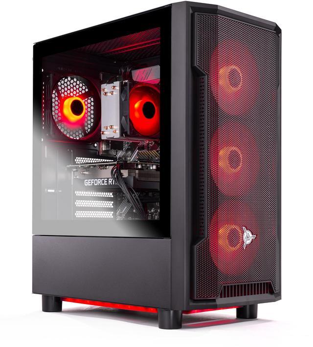 Alt view image 3 of 5 - Skytech Shadow Gaming PC Desktop, Intel i5 12400F 2.5 GHz (4.4GHz Turbo), NVIDIA RTX 4060 8GB, 1TB NVMe SSD, 16GB DDR5 RAM 6000, 650W GOLD PSU, Wi-Fi, Win 11