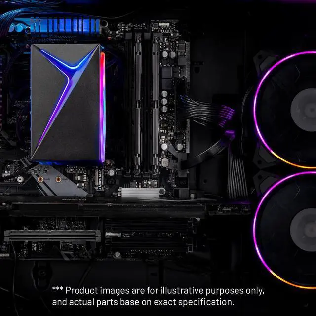 Alt view image 5 of 5 - Skytech Azure Gaming PC Desktop, Ryzen 5 8600G 4.3 GHz (5GHz Turbo), AMD Radeon 760M , 500GB NVMe SSD, 16GB DDR5 RAM 6000, 650W GOLD PSU, Wi-Fi, Win 11