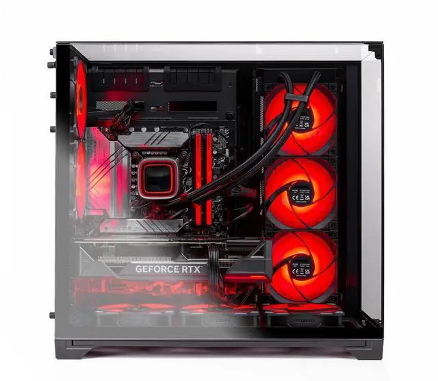 Alt view image 6 of 7 - Skytech O11 Vision Gaming PC Desktop, Ryzen 7 7800X3D 4.2 GHz, NVIDIA RTX 5090 32GB, X670 Motherboard, 2TB Gen4 NVMe SSD, 64GB DDR5 RAM 6000 RGB, 1200W GOLD ATX 3 PSU, 360mm ARGB AIO , Wi-Fi, Win 11