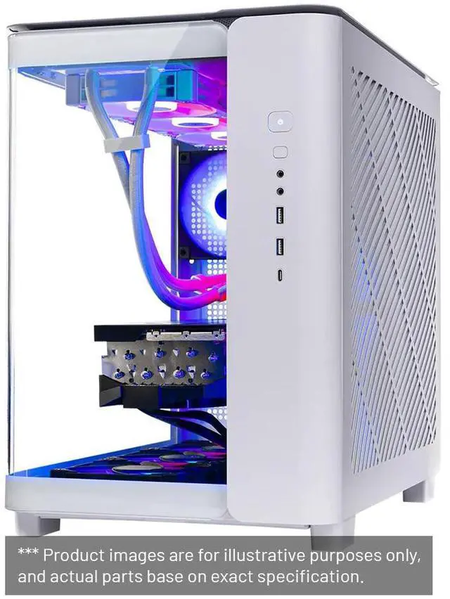 Alt view image 6 of 7 - Skytech King 95 Gaming PC Desktop, Ryzen 7 7800X3D 4.2 GHz (5GHz Turbo), NVIDIA RTX 5090 32GB, 2TB Gen4 NVMe SSD, 64GB DDR5 RAM 6000 RGB, 1200W GOLD ATX 3 PSU, 360mm ARGB AIO , Wi-Fi, Win 11