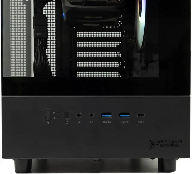 Alt view image 7 of 7 - Skytech Azure Gaming PC Desktop, Ryzen 5 7600 3.8 GHz (5.1GHz Turbo), NVIDIA RTX 5070 12GB, 1TB Gen4 NVMe SSD, 16GB DDR5 RAM 6000, 850W GOLD PSU, Wi-Fi, Win 11,Montech XR