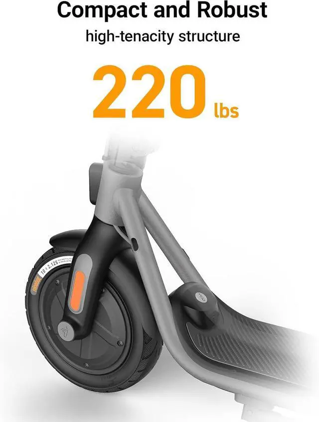 Alt view image 4 of 7 - Segway Ninebot D18W Electric Kick Scooter