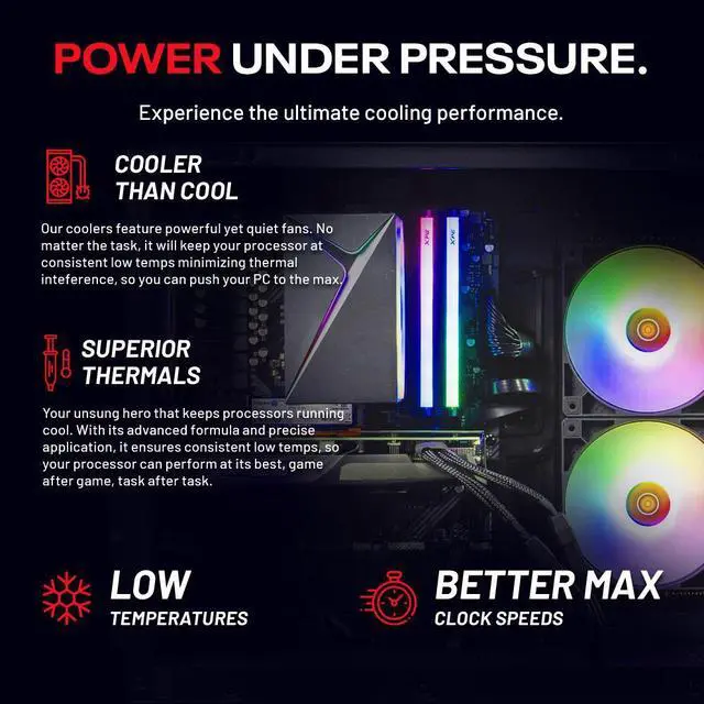 Alt view image 3 of 7 - Skytech Azure Gaming PC Desktop, Intel i5 14400F 2.5 GHz (4.7GHz Turbo), NVIDIA RTX 5060 8GB, 1TB NVMe SSD, 16GB DDR5 RAM 6000, 650W GOLD PSU, Wi-Fi, Win 11