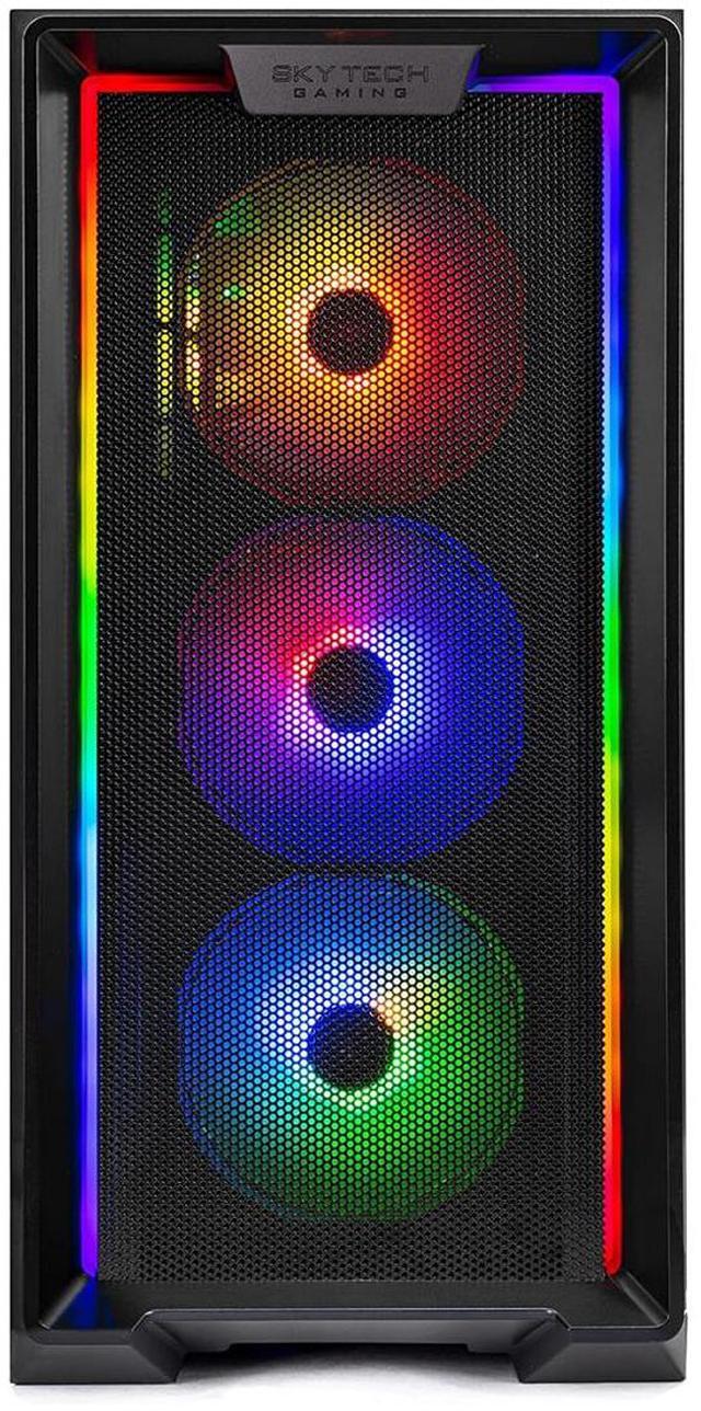 Alt view image 6 of 7 - Skytech Nebula Gaming PC Desktop, Ryzen 7 5700 3.7 GHz (4.6GHz Turbo), NVIDIA RTX 5060 8GB, 1TB NVMe SSD, 16GB DDR4 RAM 3200, 650W GOLD PSU, Wi-Fi, Win 11
