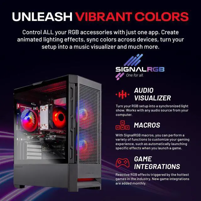 Alt view image 3 of 7 - Skytech Blaze4 Mini Gaming PC Desktop, Ryzen 7 5700 3.7 GHz (4.6GHz Turbo), NVIDIA RTX 5060 8GB, 1TB NVMe SSD, 16GB DDR4 RAM 3200, 650W GOLD PSU, Wi-Fi, Win 11