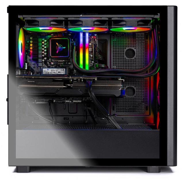 Alt view image 4 of 7 - Skytech Chronos Gaming PC Desktop, Intel i7 14700F 2.1 GHz (5.3GHz Turbo), NVIDIA RTX 5060 8GB, 1TB NVMe SSD, 32GB DDR5 RAM 5200 RGB, 850W GOLD ATX 3 PSU, 360mm ARGB AIO , Wi-Fi, Win 11