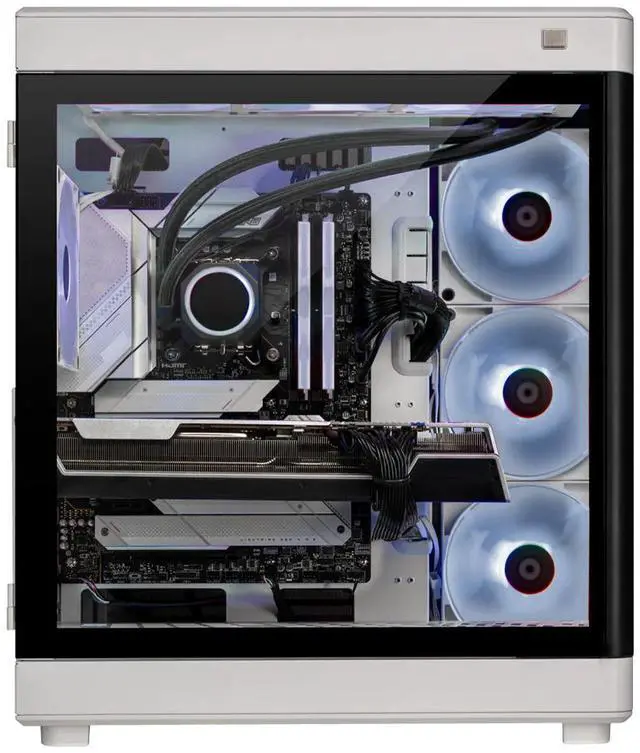 Alt view image 4 of 7 - Skytech Prism Gaming PC Desktop, Ryzen 7 7800X3D 4.2 GHz (5GHz Turbo), NVIDIA RTX 5080 16GB GDDR7, 2TB Gen4 NVMe SSD, 32GB DDR5 RAM 5600 RGB, 850W GOLD ATX 3 PSU, 360mm ARGB AIO , Wi-Fi, Win 11