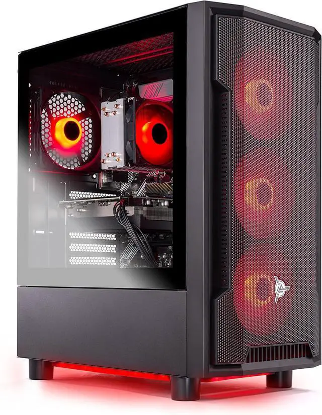 Alt view image 4 of 7 - Skytech Gaming Shadow Desktop PC, Ryzen 7 5700 3.7 GHz (4.6GHz Turbo), NVIDIA RTX 5060 Ti 8GB, 1TB NVMe SSD, 32GB DDR4 RAM 3200, 650W GOLD PSU, Wi-Fi, Win 11
