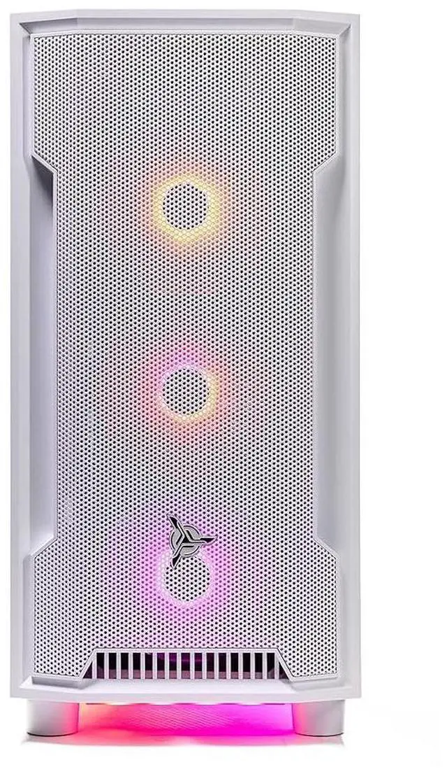 Alt view image 5 of 7 - Skytech Archangel Gaming PC Desktop, Ryzen 5 9600X 3.9 Ghz (5.4GHz Turbo), NVIDIA RTX 5060 8GB, 1TB NVMe SSD, 32GB DDR5 RAM 6000 RGB, 650W GOLD PSU, Wi-Fi, Win 11