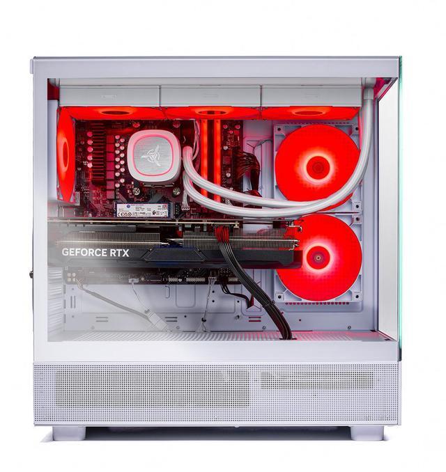 Alt view image 6 of 7 - Skytech Azure 3 Gaming PC Desktop, Ryzen 7 9800X3D 4.7 GHz (5.2 GHz Turbo), NVIDIA RTX 5070 12GB, 2TB Gen4 NVMe SSD, 32GB DDR5 6000 RGB, 850W GOLD PSU, 360mm ARGB AIO , Wi-Fi, Win 11,Montech XR