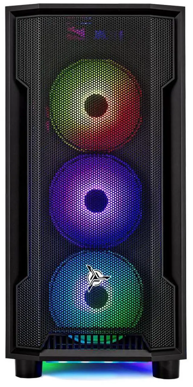 Alt view image 5 of 7 - Skytech Shadow Gaming PC Desktop, Ryzen 7 5700 3.7 GHz (4.6GHz Turbo), AMD RX 7600 8GB , 1TB NVMe SSD, 16GB DDR4 RAM 3200, 650W GOLD PSU, Wi-Fi, Win 11