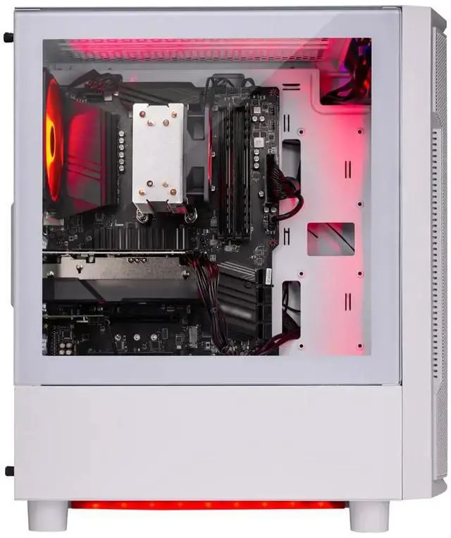 Alt view image 5 of 7 - Skytech Archangel Gaming PC Desktop, Ryzen 7 7700 3.8 GHz (5.3GHz Turbo), AMD RX 9070 XT 16GB, 1TB NVMe SSD, 32GB DDR5 RAM 6000 RGB, 850W GOLD PSU, Wi-Fi, Win 11