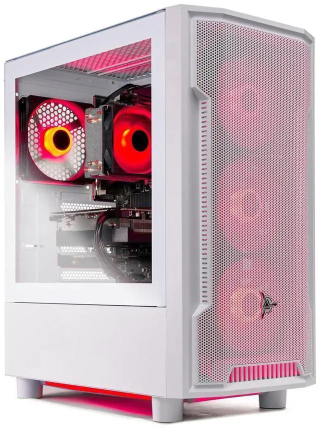 Alt view image 4 of 7 - Skytech Archangel Gaming PC Desktop, Ryzen 7 7700 3.8 GHz (5.3GHz Turbo), AMD RX 9070 XT 16GB, 1TB NVMe SSD, 32GB DDR5 RAM 6000 RGB, 850W GOLD PSU, Wi-Fi, Win 11