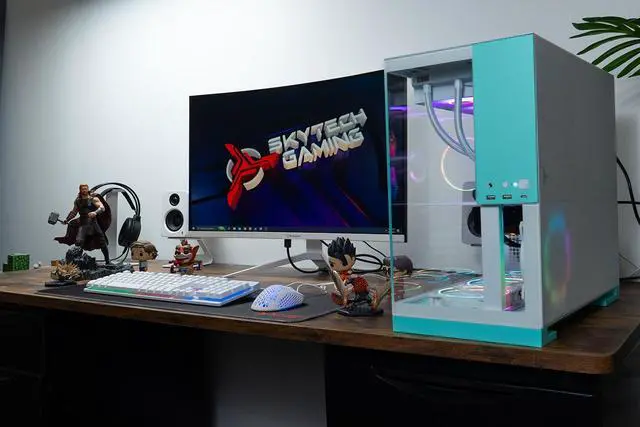 Alt view image 8 of 8 - Skytech Gaming PC Desktop, Ryzen 9 9900X3D 4.4 GHz (5.5GHz Turbo), NVIDIA RTX 5080 16GB, 2TB Gen4 NVMe SSD, 32GB DDR5 RAM RGB, 850W GOLD ATX 3 PSU, 360mm ARGB AIO , Wi-Fi, Win 11