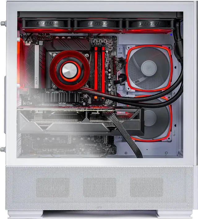 Alt view image 5 of 7 - Skytech Gaming Azure Desktop PC, Ryzen 7 7800X3D 4.2 GHz (5GHz Turbo), AMD RX 9070 XT 16GB, 1TB Gen4 NVMe SSD, 32GB DDR5 RAM 6000 RGB, 850W GOLD PSU, 360mm ARGB AIO , Wi-Fi, Win 11