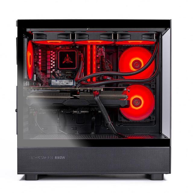 Alt view image 5 of 7 - Skytech Gaming Azure 3 Desktop PC, Ryzen 7 7800X3D 4.2 GHz (5GHz Turbo), AMD RX 9060 XT 16GB, 1TB Gen4 NVMe SSD, 32GB DDR5 RAM RGB, 850W GOLD ATX 3 PSU, 360mm ARGB AIO , Wi-Fi, Win 11