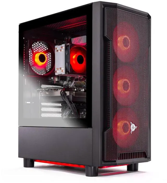 Alt view image 3 of 7 - Skytech Gaming Shadow Desktop PC, Ryzen 7 5700 3.7 GHz (4.6GHz),NVIDIA RTX 5050 8GB, 1TB NVMe SSD, 16GB DDR4 RAM 3200, 650W GOLD PSU, Wi-Fi, Win 11