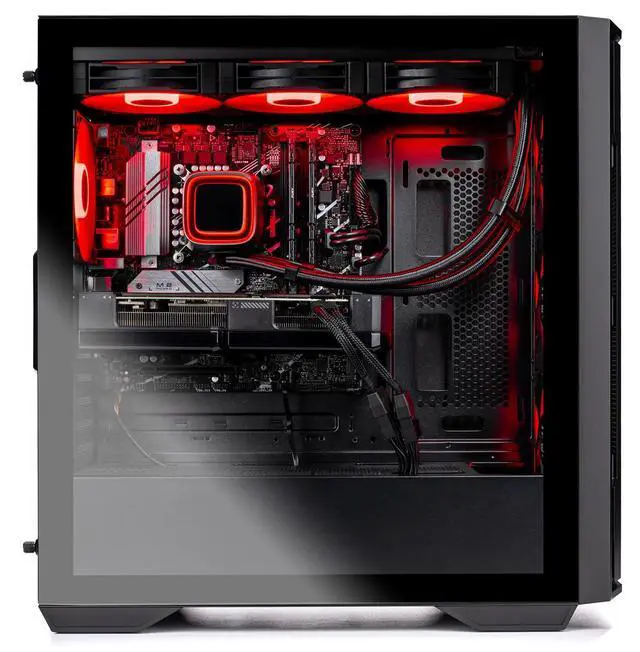 Alt view image 4 of 7 - Skytech Gaming Rampage Desktop PC, Ryzen 7 7800X3D 4.2 GHz (5GHz), NVIDIA RTX 5070 12GB, 2TB Gen4 NVMe SSD, 32GB DDR5 RAM 6000 RGB, 850W GOLD ATX 3 PSU, 360mm ARGB AIO , Wi-Fi, Win 11