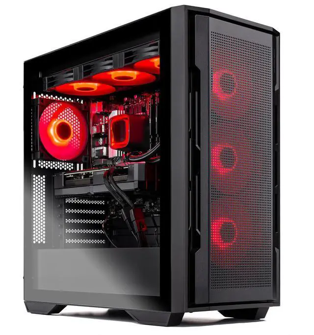 Alt view image 2 of 7 - Skytech Gaming Rampage Desktop PC, Ryzen 7 7800X3D 4.2 GHz (5GHz), NVIDIA RTX 5070 12GB, 2TB Gen4 NVMe SSD, 32GB DDR5 RAM 6000 RGB, 850W GOLD ATX 3 PSU, 360mm ARGB AIO , Wi-Fi, Win 11