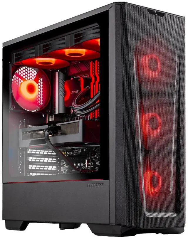 Alt view image 2 of 7 - Skytech Gaming Eclipse Lite Desktop PC, Ryzen 7 7800X3D 4.2 GHz (5GHz), AMD RX 9070XT 16GB, 2TB Gen4 NVMe SSD, 32GB DDR5 RAM 6000 RGB, 850W GOLD ATX 3 PSU, 360mm ARGB AIO, Wi-Fi, Win 11