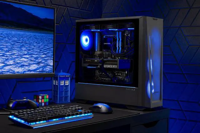 Alt view image 7 of 7 - Skytech Gaming Eclipse Lite Desktop PC, Ryzen 7 7800X3D 4.2 GHz (5GHz), AMD RX 9070XT 16GB, 2TB Gen4 NVMe SSD, 32GB DDR5 RAM 6000 RGB, 850W GOLD ATX 3 PSU, 360mm ARGB AIO, Wi-Fi, Win 11