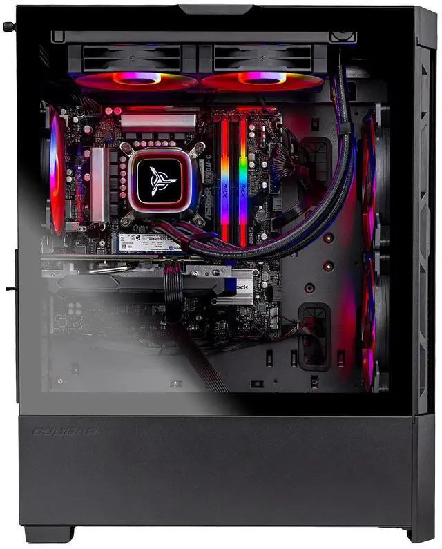 Alt view image 2 of 6 - Skytech Gaming Blaze4 Mini Desktop PC, Ryzen 7 7800X3D 4.2 GHz (5GHz), AMD RX 9070XT 16GB, 2TB Gen4 NVMe SSD, 32GB DDR5 RAM 6000 RGB, 850W GOLD ATX 3 PSU, 240mm ARGB AIO, Wi-Fi, Win 11
