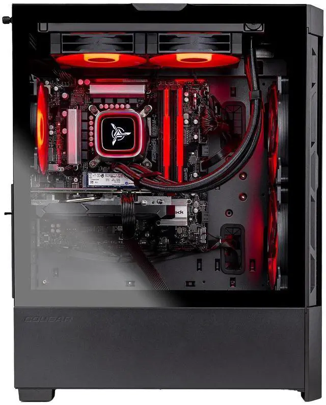 Alt view image 4 of 6 - Skytech Gaming Blaze4 Mini Desktop PC, Ryzen 7 7800X3D 4.2 GHz (5GHz), AMD RX 9070XT 16GB, 2TB Gen4 NVMe SSD, 32GB DDR5 RAM 6000 RGB, 850W GOLD ATX 3 PSU, 240mm ARGB AIO, Wi-Fi, Win 11