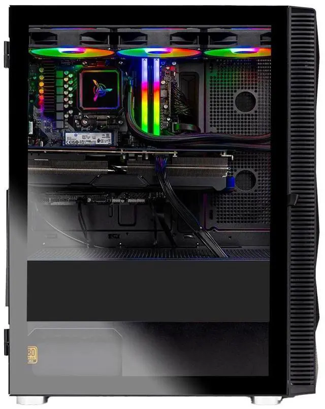 Alt view image 2 of 5 - Skytech Gaming Storm Desktop PC, Ryzen 7 7800X3D 4.2 GHz (5GHz), AMD RX 9070XT 16GB, 2TB Gen4 NVMe SSD, 32GB DDR5 RAM 6000 RGB, 850W GOLD ATX 3 PSU, 360mm ARGB AIO, Wi-Fi, Win 11