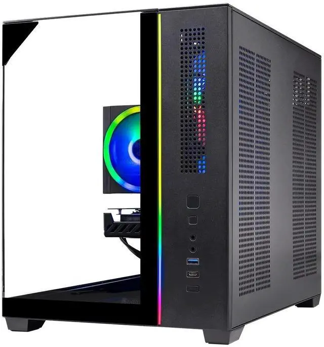 Alt view image 6 of 7 - Skytech Gaming Crystal Desktop PC, Ryzen 7 7700 3.8 GHz (5.3GHz Turbo), NVIDIA RTX 5060 Ti 16GB, 1TB NVMe SSD, 32GB DDR5 RAM 5200, 650W GOLD PSU, Wi-Fi, Win 11