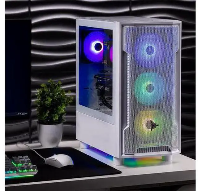 Alt view image 6 of 6 - Skytech Gaming Archangel Desktop PC, Ryzen 7 5700 3.7 GHz (4.6GHz), NVIDIA RTX 5060, 1TB Gen4 NVMe SSD, 16GB DDR4 RAM 3200, 650W GOLD PSU, Wi-Fi, Win 11