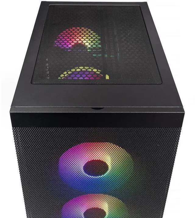 Alt view image 5 of 5 - Skytech Gaming Nebula 2 Desktop PC, Ryzen 5 9600X 3.9 Ghz (5.4GHz Turbo), AMD RX 9060 XT 8GB, 1TB Gen4 NVMe SSD, 16GB DDR5 RAM 6000, 650W GOLD PSU, Wi-Fi, Win 11