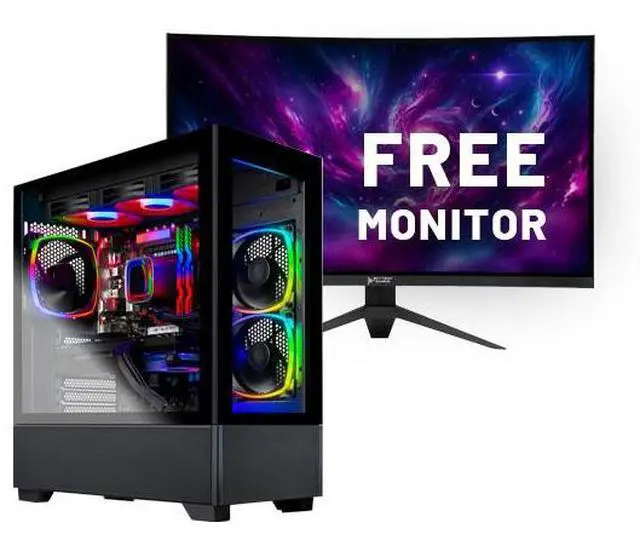 Main image of Skytech Azure Gaming PC Desktop, Intel i7 14700F 2.1 GHz (5.3GHz Turbo), NVIDIA RTX 5070 12GB GDDR7, 2TB Gen4 NVMe SSD, 32GB DDR5 RAM  RGB, 750W GOLD PSU, 360mm ARGB AIO , Wi-Fi, Win 11