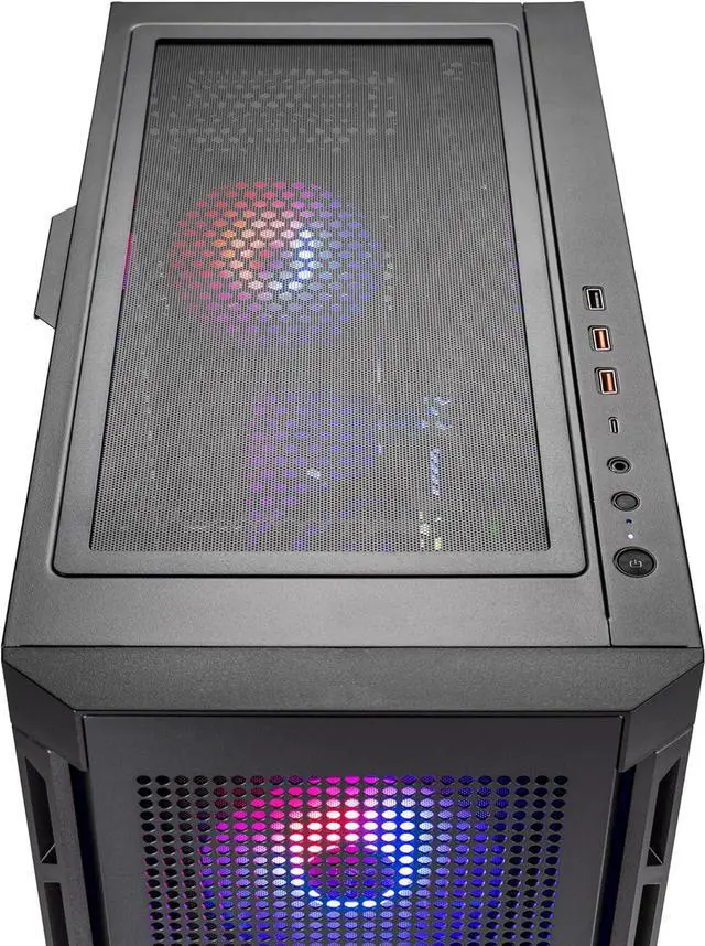 Alt view image 5 of 5 - Skytech Gaming Blaze4 Gaming PC, Intel i7 14700F 2.1GHz, NVIDIA RTX 4060 Ti 8GB, 2TB NVMe SSD, 32GB DDR5 RAM 5200, 750W GOLD PSU, 360 ARGB AIO , Wi-Fi, Win 11, Desktop