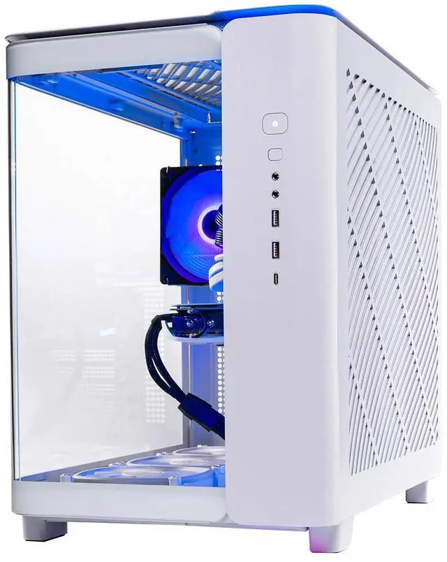 Alt view image 6 of 6 - Skytech King Gaming PC, AMD Ryzen 7 7700 3.8GHz, NVIDIA RTX 4070 Super 12GB, 1TB NVMe SSD, 16GB DDR5 RAM 6000, 750W GOLD PSU, Wi-Fi, Win 11,Montech King 95